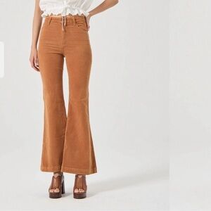 ROLLA'S East Coast Flare Pants - Caramel Cord